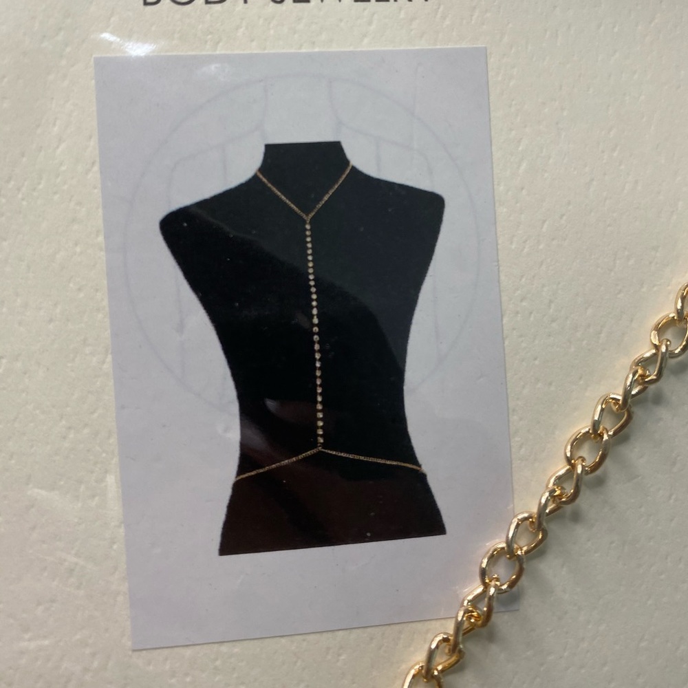 Core Body Jewelry Gold Body Chain - F28 - 2